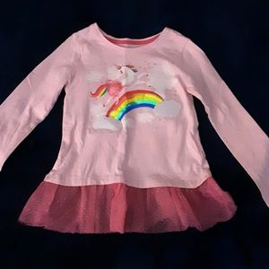 Pink unicorn shirt